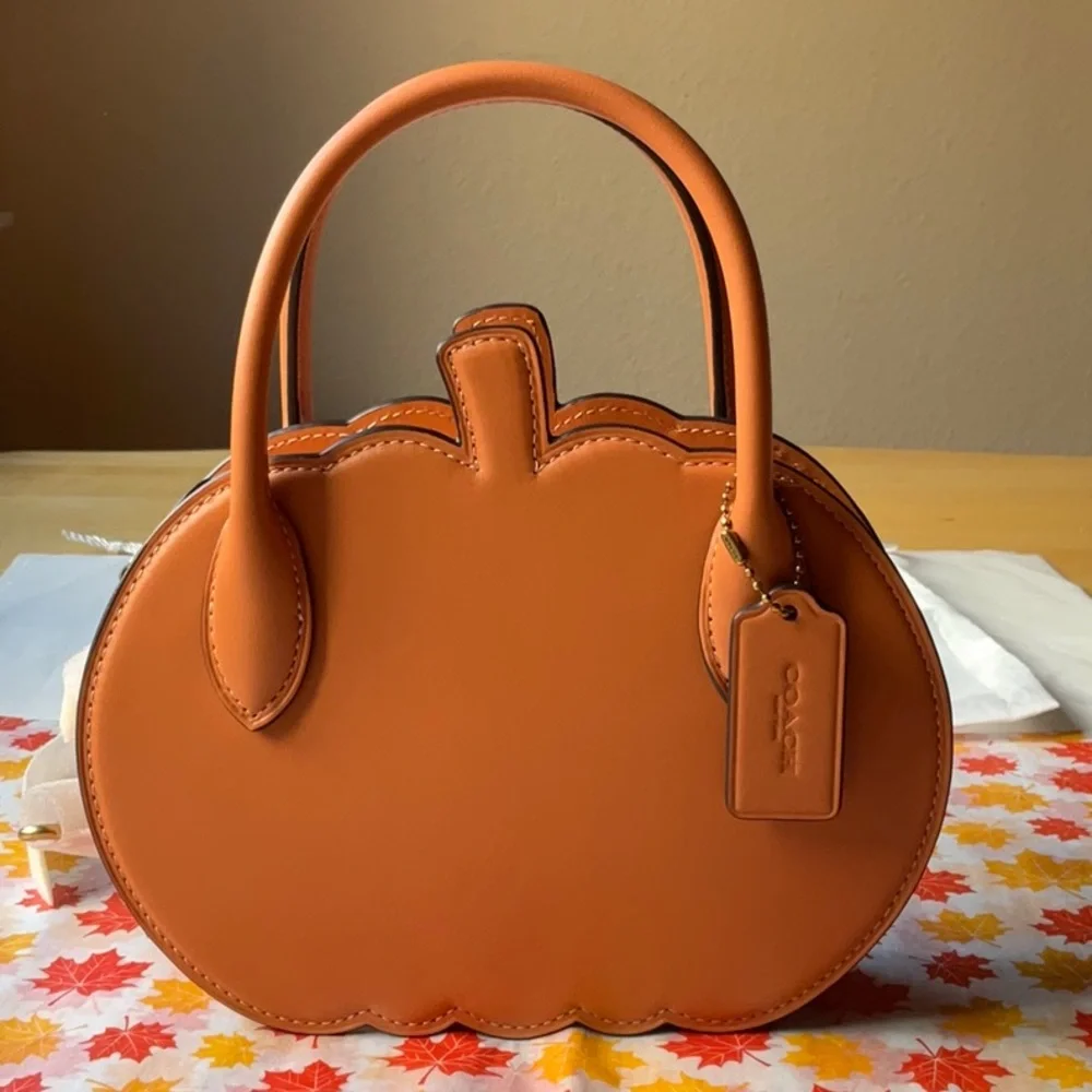 🎃  COACH PUMPKIN BAG 🎃 NWT 🎃 - Picture 3 of 16